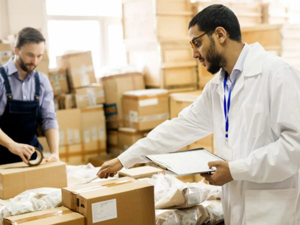 Quality control inspection of packaging materials
